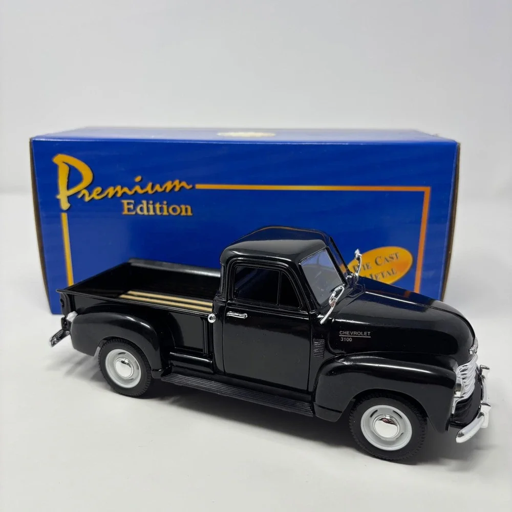 1953 Chevrolet 3100 Pickup Truck Welly Premium Edition 1:24 Diecast Metal Black